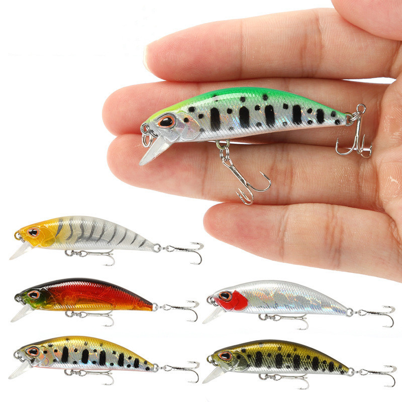 Fishing Lure Crankbait - Mini Sinking Minnow Wobblers Fishing Lures