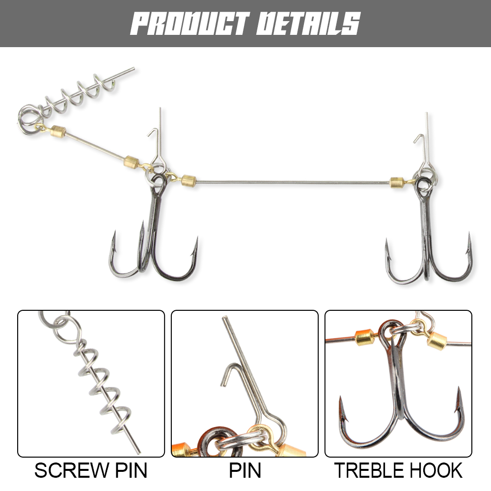 Spinpoler Pike Stinger Rig Hoo - đánh giá và giá Fishing Lure Soft Plastic