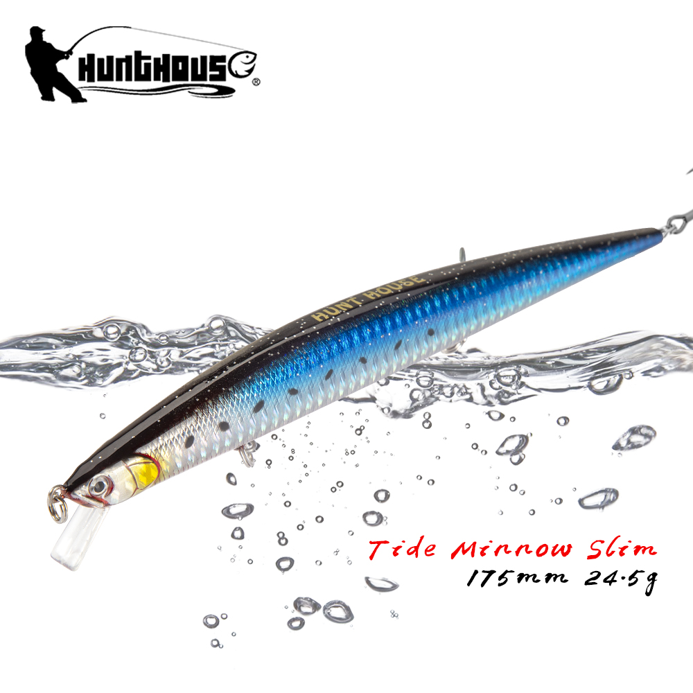 Hunthouse Tide Slim Minnow 175 - đánh giá và giá Fishing Lure Topwater