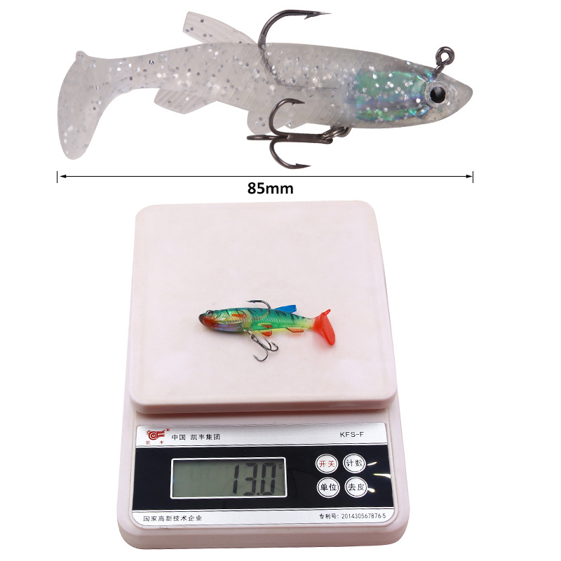 T Đuôi Mồi Mềm Mồi Silicone M - đánh giá và giá Fishing Lure Soft Plastic